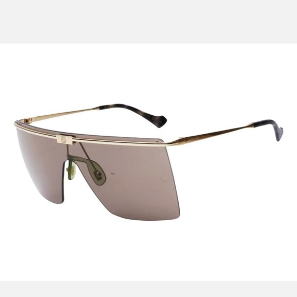NEW GUCCI GG1096S 002 UNISEX SUNGLASSES GOLD GUCCI